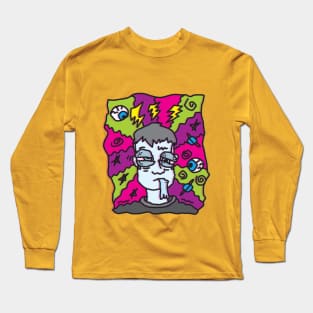 MIGRAINE (SELF-PORTRAIT OF THE ARTIST WITH A MIGRAINE) Long Sleeve T-Shirt